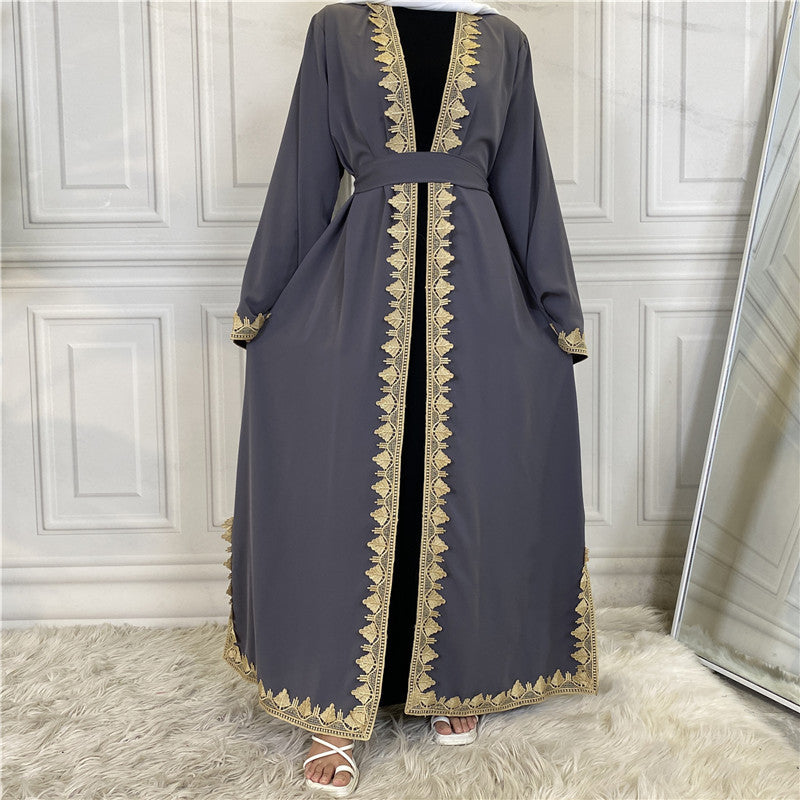 Middle Eastern Muslim Fashion Embroidered Abaya