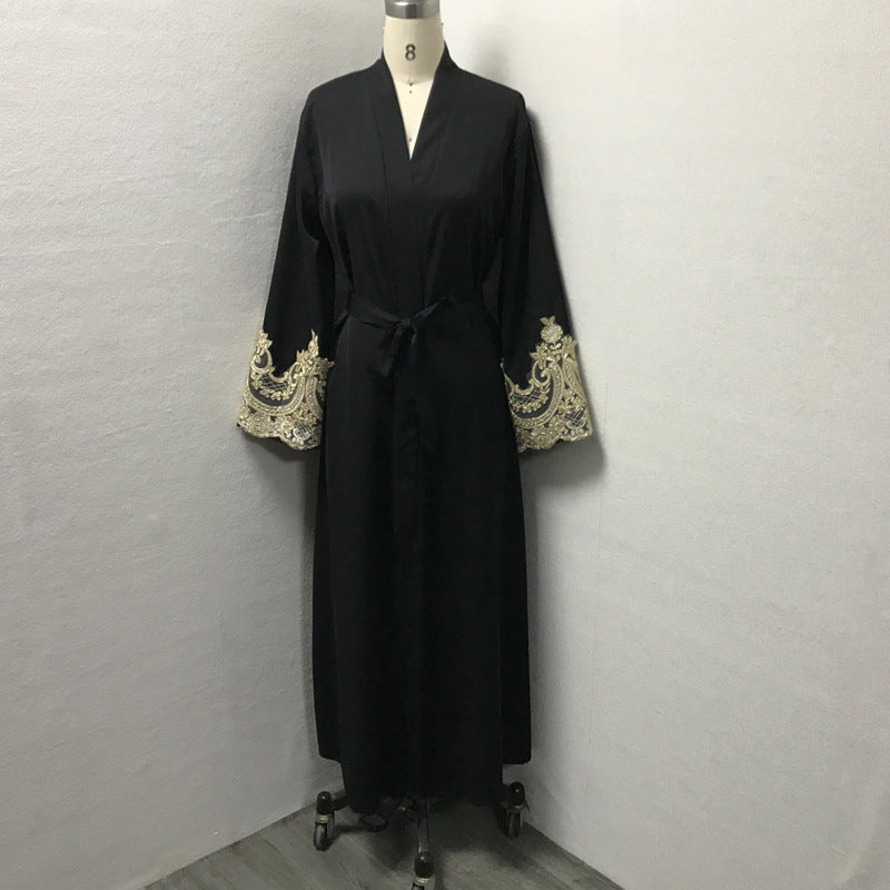 Elegant Embroidered Abaya Dress for Women