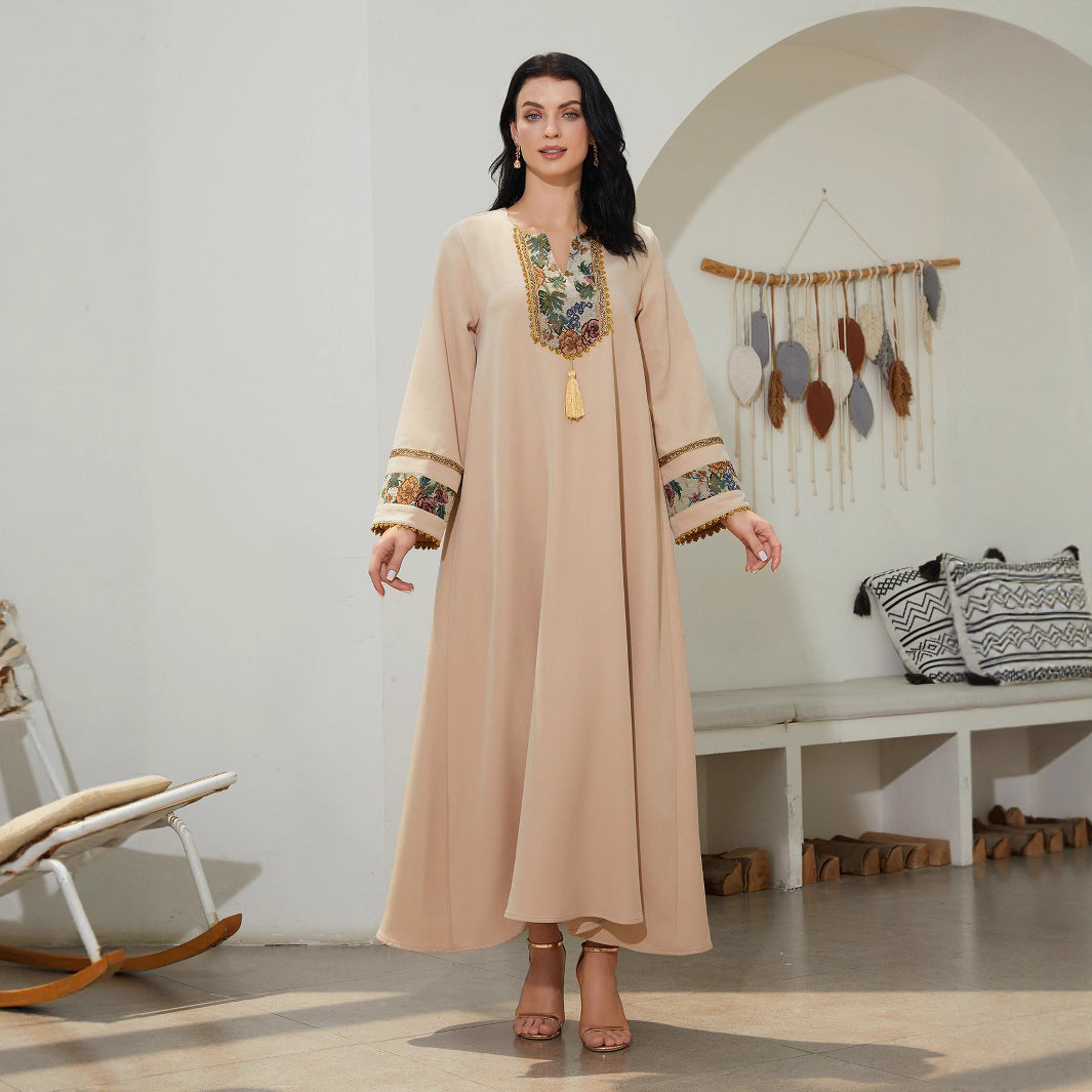 Middle Eastern Muslim Abaya Long Dress