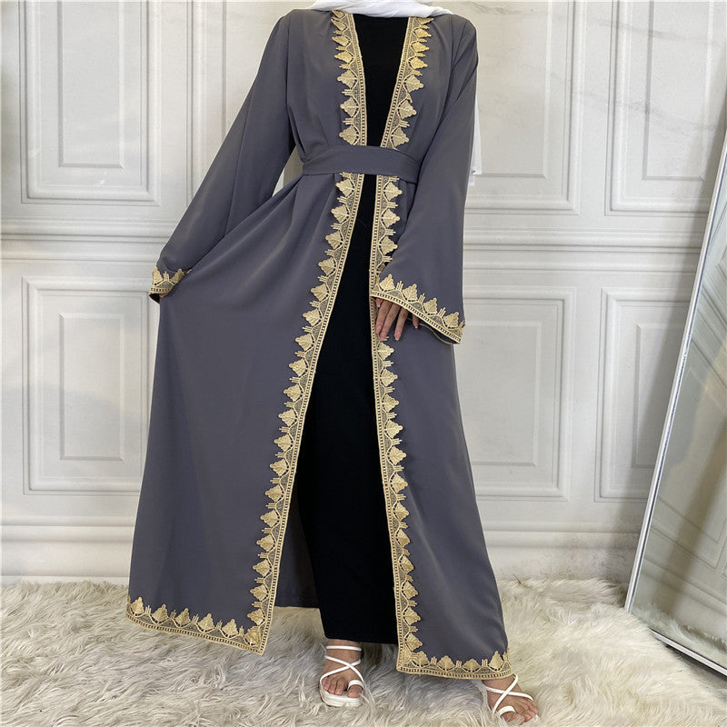 Middle Eastern Muslim Fashion Embroidered Abaya