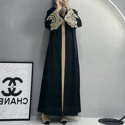 Elegant Embroidered Abaya Dress for Women