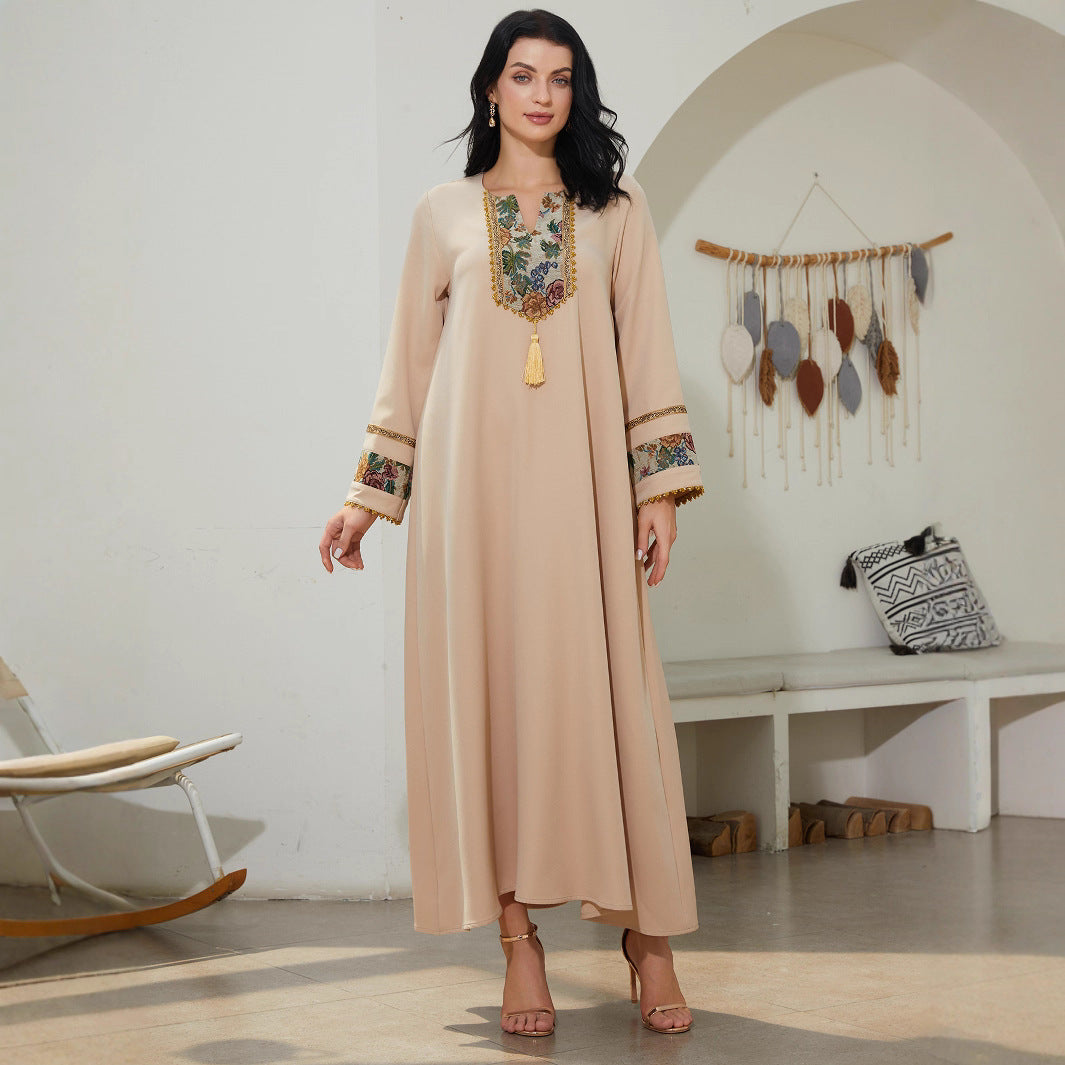 Middle Eastern Muslim Abaya Long Dress