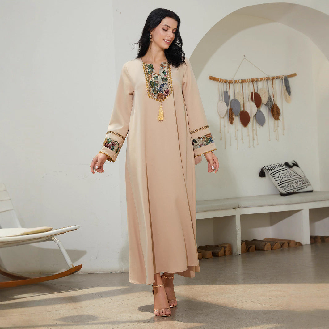 Middle Eastern Muslim Abaya Long Dress