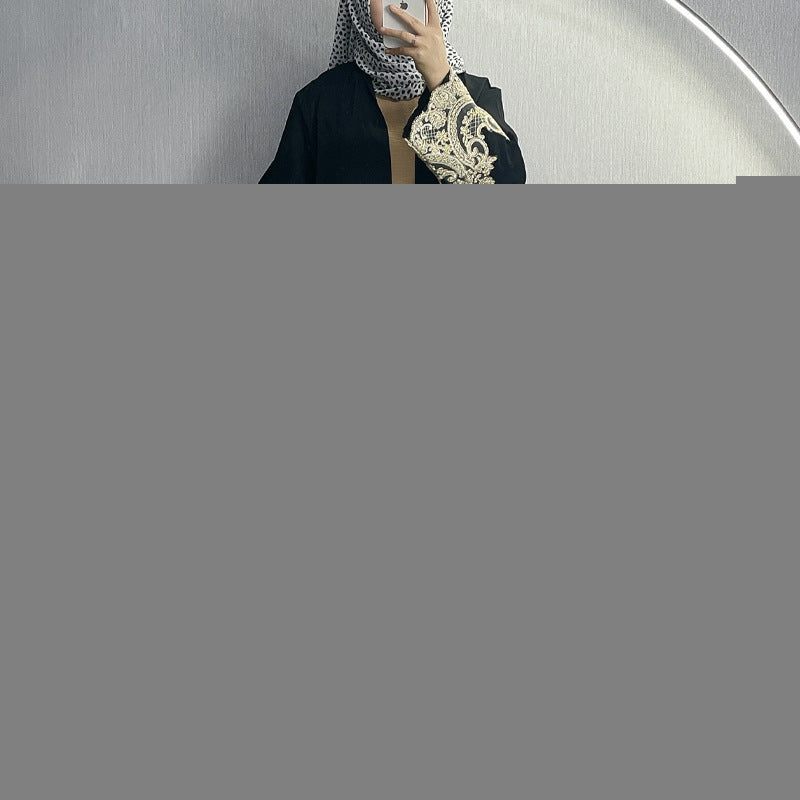 Elegant Embroidered Abaya Dress for Women