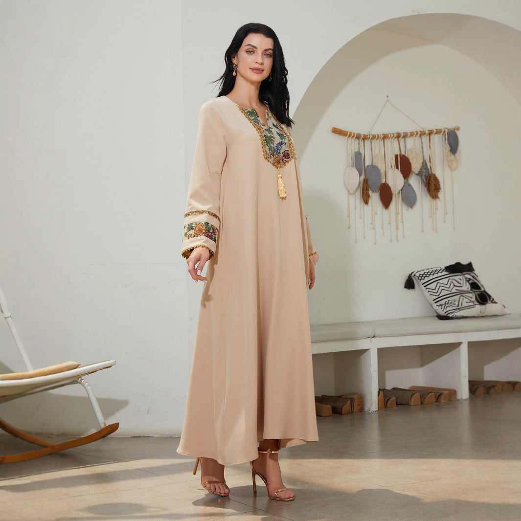 Middle Eastern Muslim Abaya Long Dress