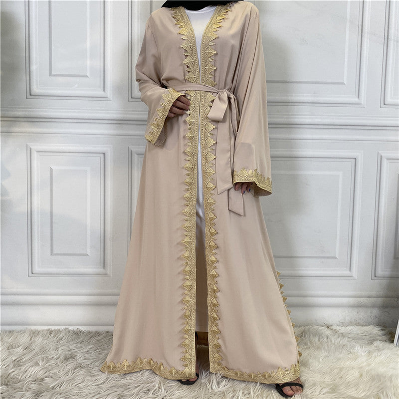 Middle Eastern Muslim Fashion Embroidered Abaya