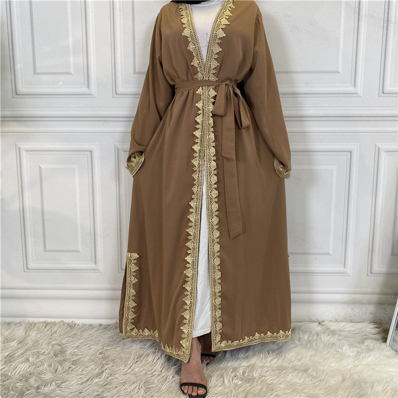 Middle Eastern Muslim Fashion Embroidered Abaya